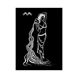 Картина из страз сваровски Знак зодиака Водолей 2 большой