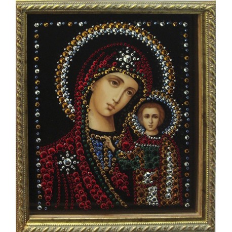 Икона Казанской Божьей Матери малая репродукция
