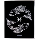 Картина из страз сваровски Знак зодиака Рыбы 2 большой