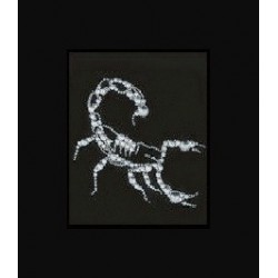 Картина из кристаллов сваровски Знак зодиака Скорпион большой