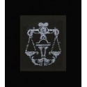 Картина из кристаллов сваровски Знак зодиака Весы малый