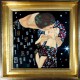 Картина из кристаллов сваровски Поцелуй по мотивам Густава Климта
