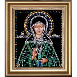Картина из кристаллов сваровски Икона Матроны малая