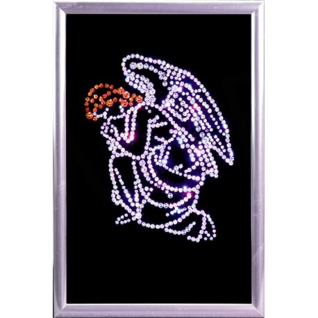 Картина из кристаллов сваровски Ангел кающийся